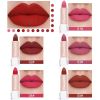 15 Color Womens Matte Moisturizing Waterproof  Matte Lip Gloss(15PCS)