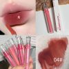 Crystal Glossy Lip Glaze Mirror Cute Bear Lip Gloss Waterproof Transparent Nude Liquid Lipstick Lip Girls Makeup Korean Makeup