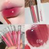 Crystal Glossy Lip Glaze Mirror Cute Bear Lip Gloss Waterproof Transparent Nude Liquid Lipstick Lip Girls Makeup Korean Makeup