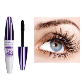 Natural Slender Mascara Thick And Smudge Proof Colorful Makeup Holding Long Lasting (Color: Black)