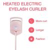 Heated Eyelash Curler, Electric Eyelash Curlers, USB Rechargeable Eye Lash Curler with Mascara